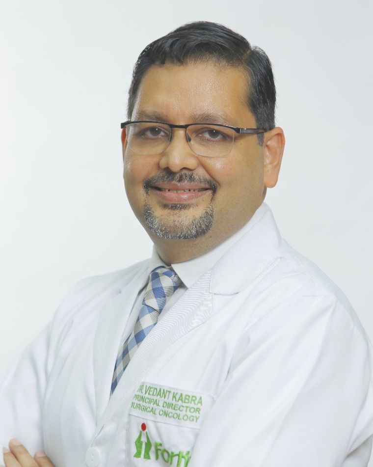 Dr. Vedant Kabra Oncology | Surgical Oncology Fortis Flt. Lt. Rajan Dhall Hospital, Vasant Kunj